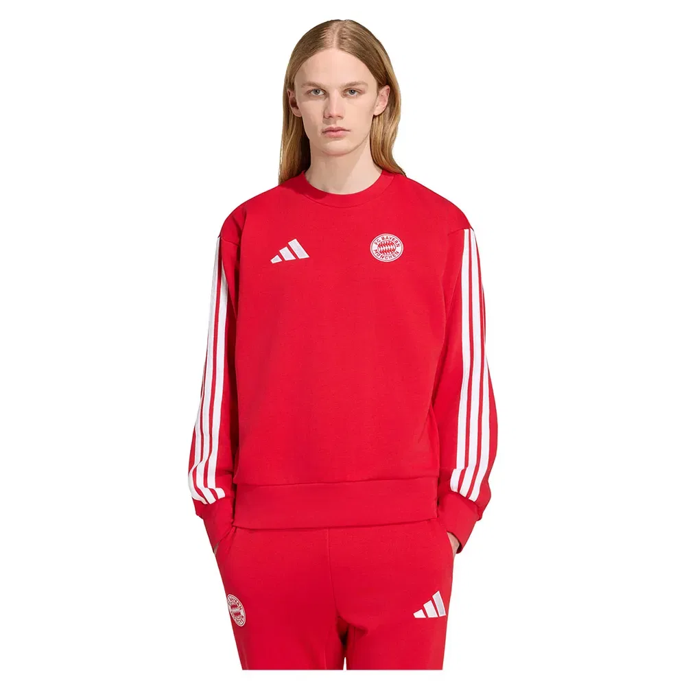 Мужской свитшот с длинным рукавом FC Bayern Munich DNA Adidas, Red