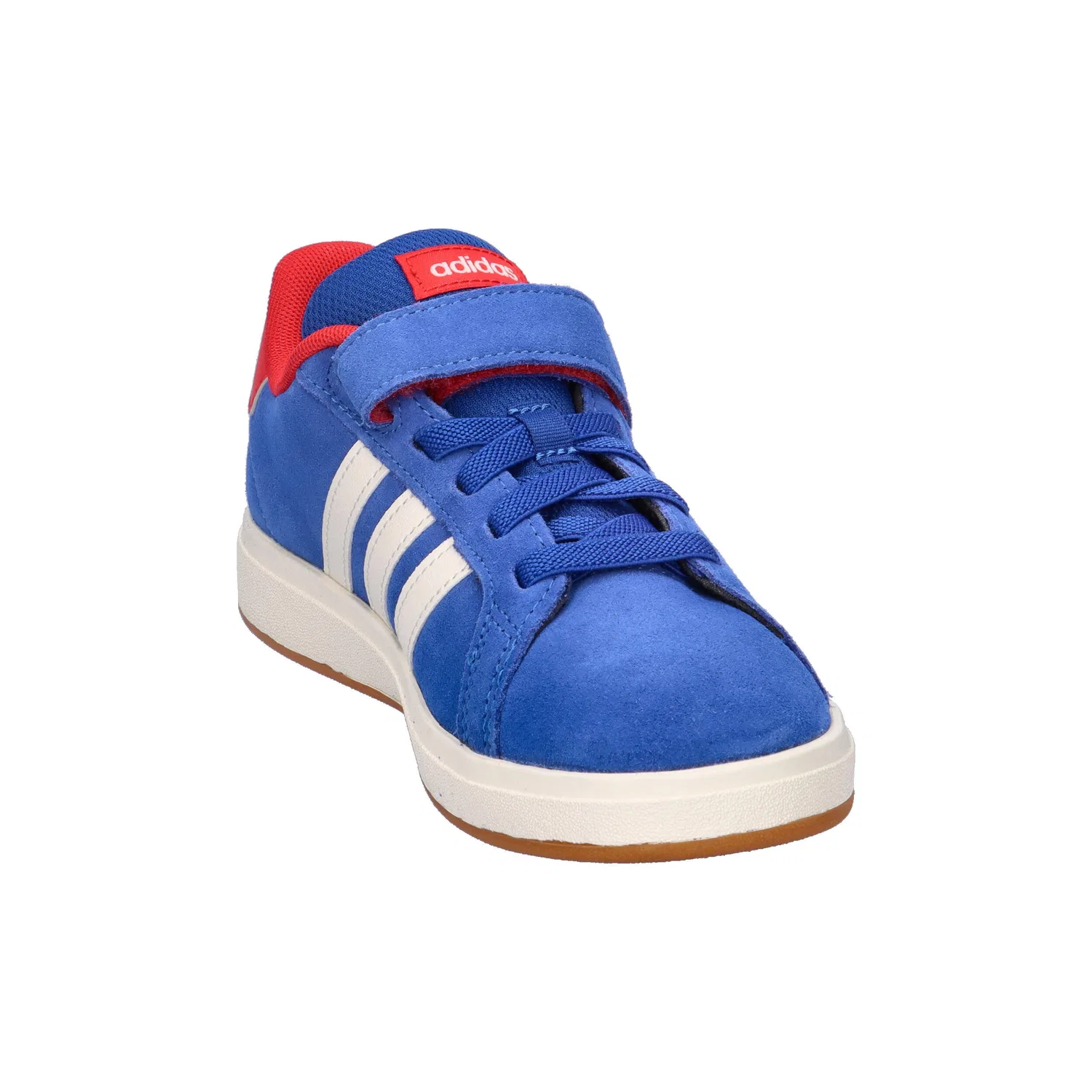 Детские кроссовки с замшевым верхом GRAND COURT 00s EL C Adidas, Konigsblau Weiss Rot — фото 2