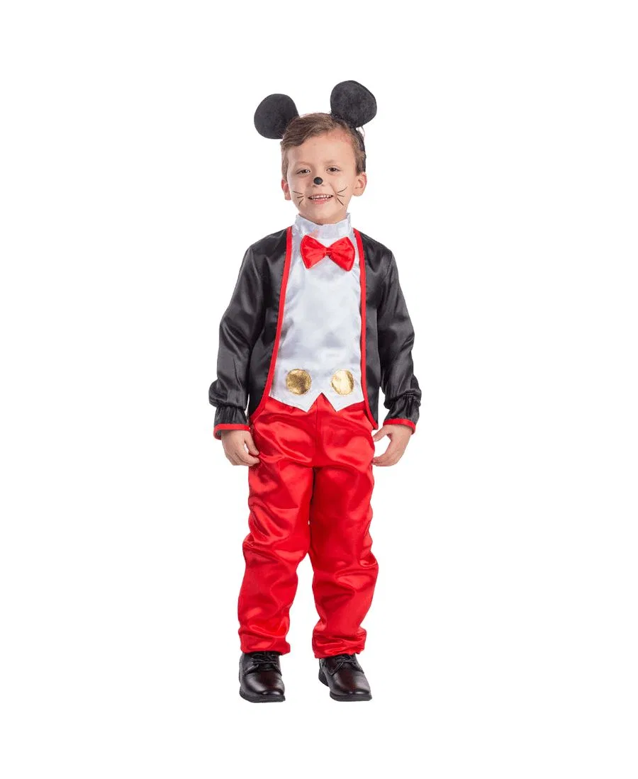 Костюм мистера Мауса с галстуком-бабочкой Dress Up America, Black