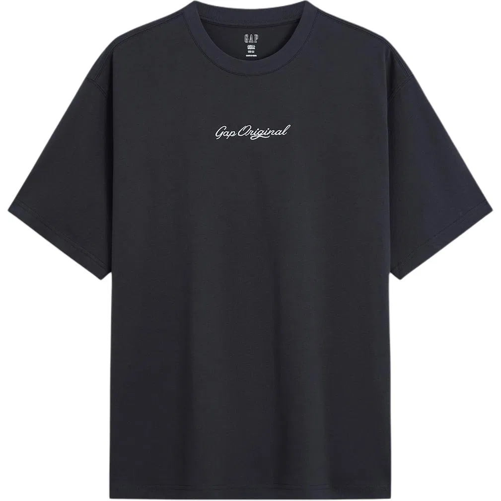 Мужская футболка с круглым вырезом Black Gray GAP