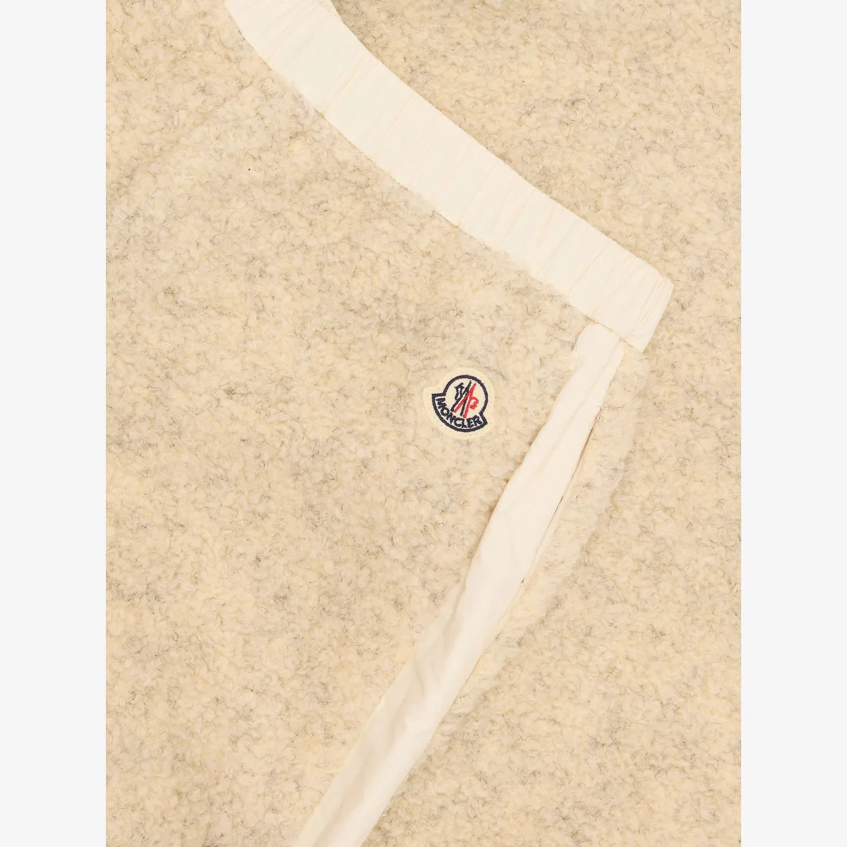 Толстовка Brand-patch "тедди" для детей 4-6 лет Moncler, белый — фото 2