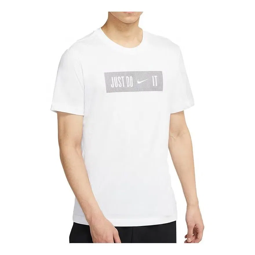 Футболка с принтом Nike Dri-Fit, белый