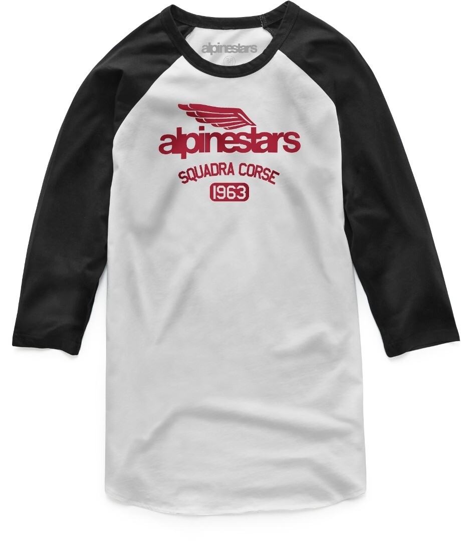 

Лонгслив Alpinestars Winged Team, белый/черный