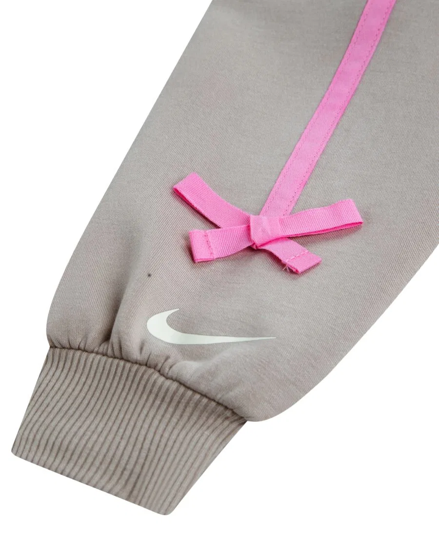 Комплект из топа и леггинсов с бантом Juxta-Girl Bow Stripe Nike, Moon Particle — фото 3