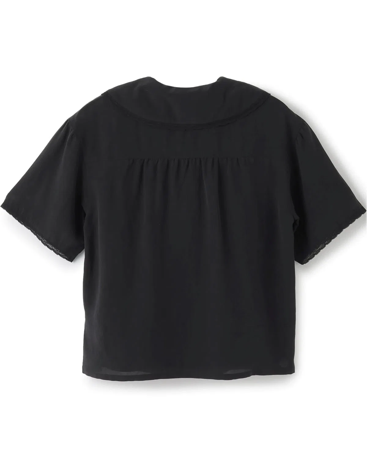 Детский комплект для девочек с кружевом, модель AMI, pom ponette junior, Black — фото 2