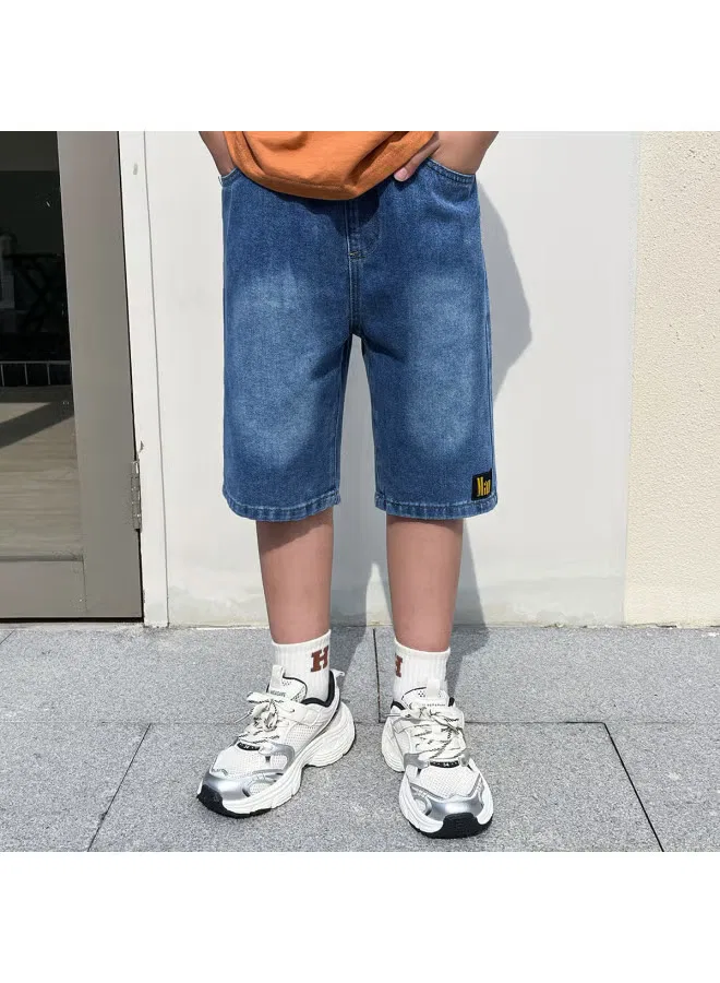 Jeanswest Шорты джинсовые свободного кроя с высокой посадкой, синий — фото 3