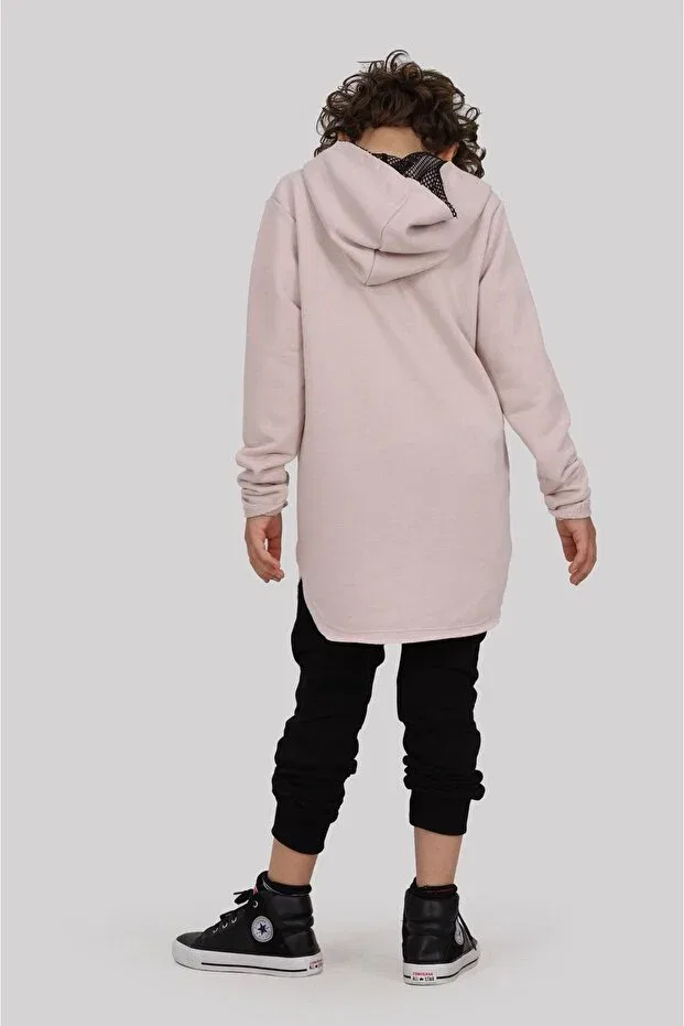 Детский кардиган для мальчиков с капюшоном Minigimin Cicileri, Nude Color — фото 4