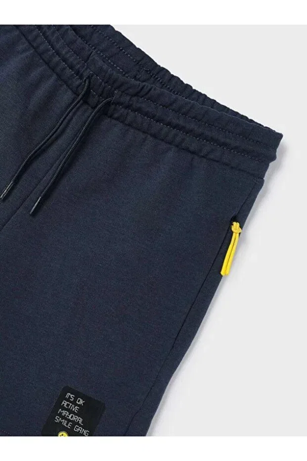 Детские шорты для мальчиков с высокой посадкой Mayoral, Navy Blue — фото 4
