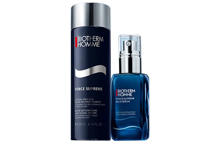 Мужской набор для ухода за кожей с лифтинг-эффектом Blue Diamond, BIOTHERM, Black — фото 2