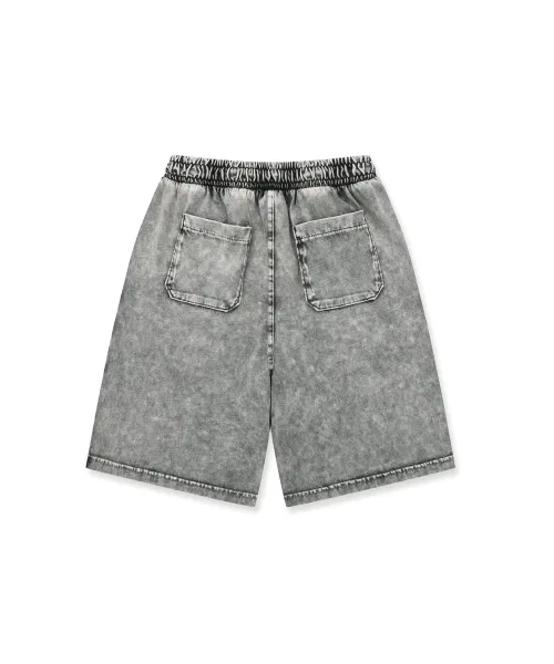 Детские шорты с принтом Pigment Tag BROWNBREATH KIDS, Charcoal — фото 3