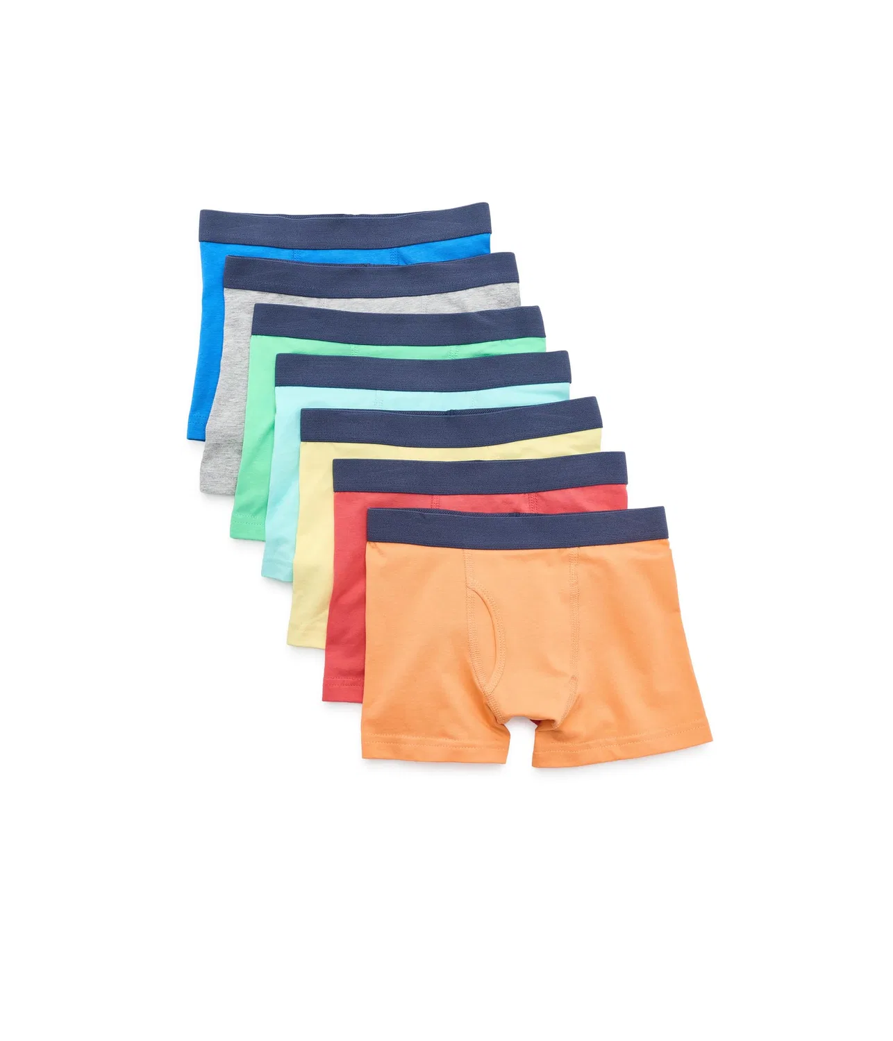 Боксеры, 7 пар (для малышей, маленьких и больших детей) Boxers 7-Pack (Toddler/Little Kid/Big Kid) Primary Kids, Fall Rainbow Mix