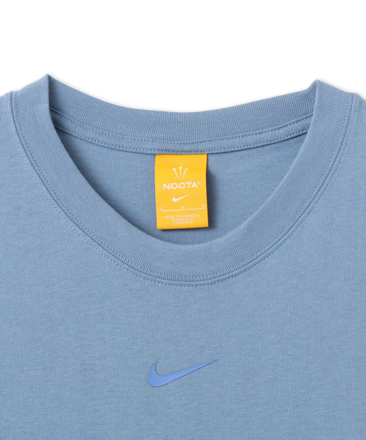 Мужская футболка с коротким рукавом хлопковая NOCTA CS NIKE, Blue — фото 2