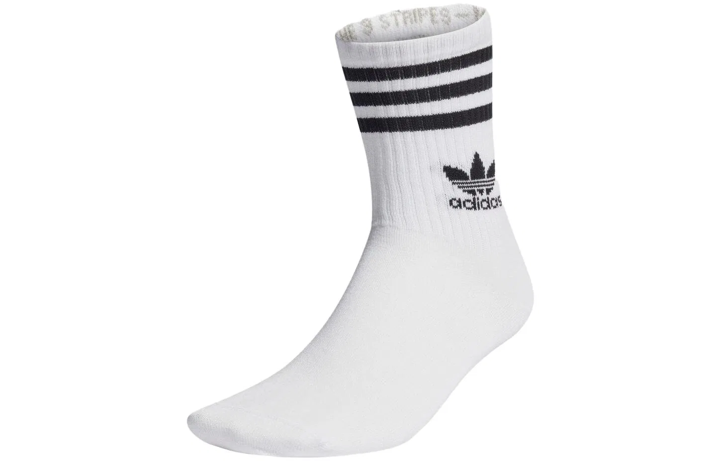 Детские носки с логотипом Adidas Originals, комплект из 3 пар, белые