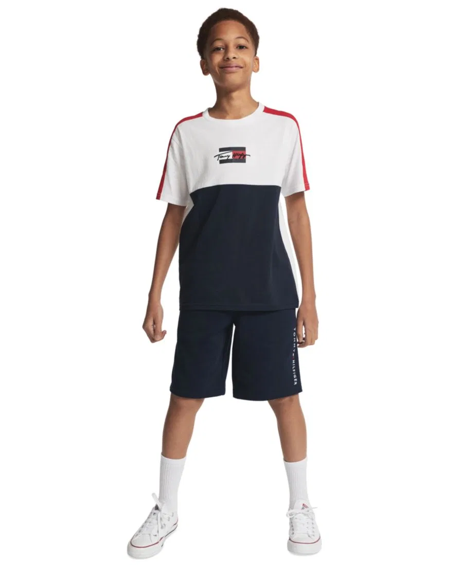 Футболка с коротким рукавом Signature Sport Tommy Hilfiger, Fresh White