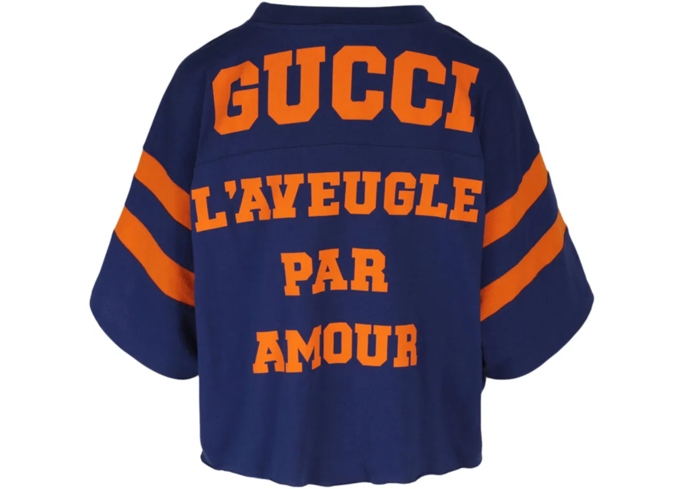 Женская футболка с принтом L'Aveugle Par Amour Gucci, Blue — фото 2
