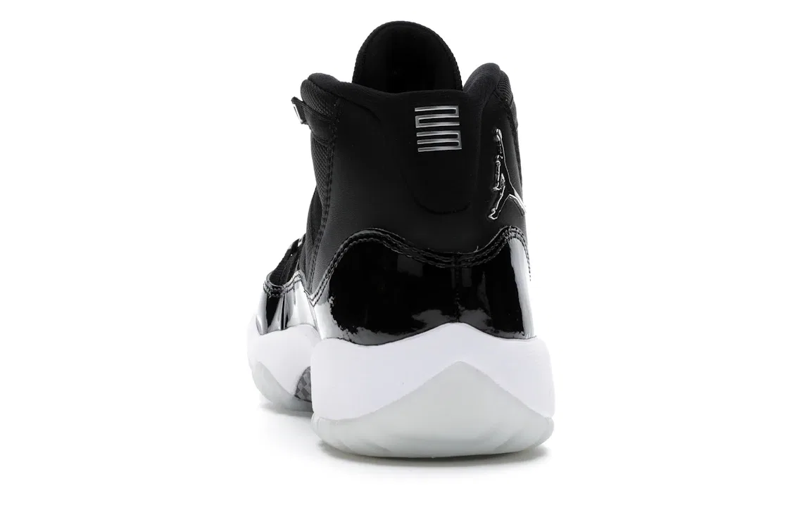 Детские кроссовки ретро-дизайна Jordan 11 Retro Jubilee Jordan, Black/Multi-Color-White-Multi-Color — фото 4