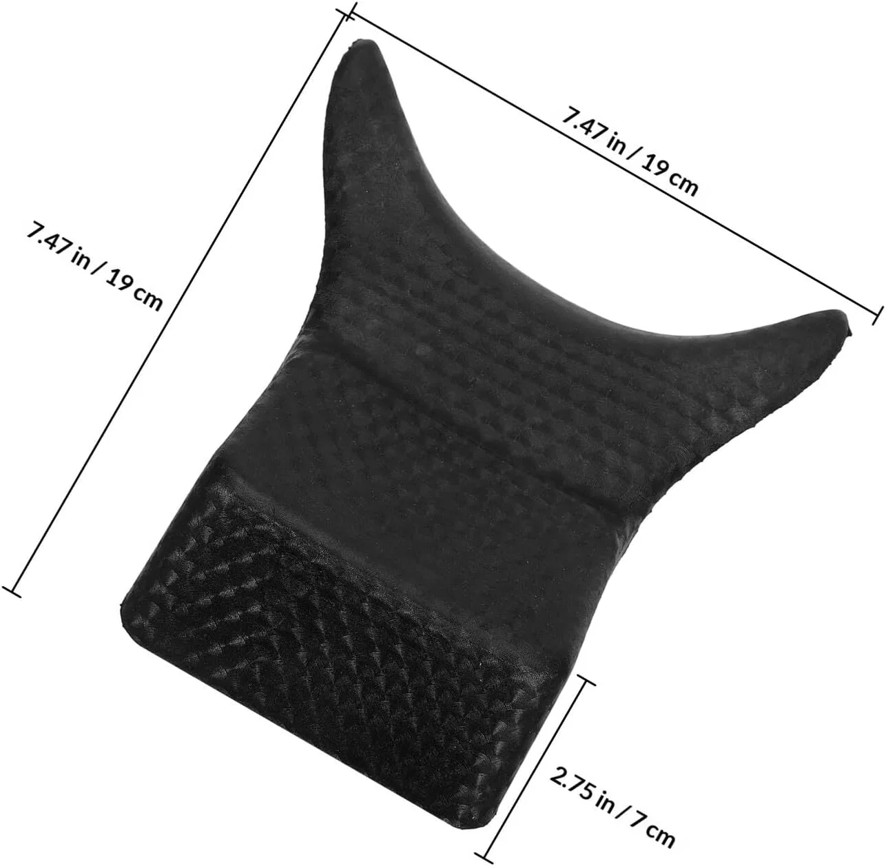 Подушка для шеи для раковины, PVC, черный, Artibetter, 19x19x7 см — фото 2