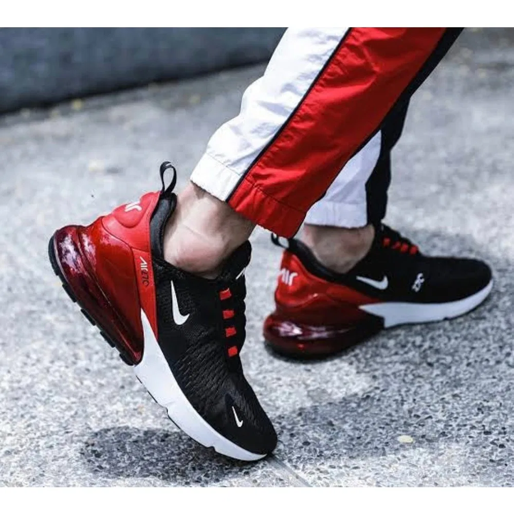 Детские кроссовки Air Max 270, Black White Red Nike