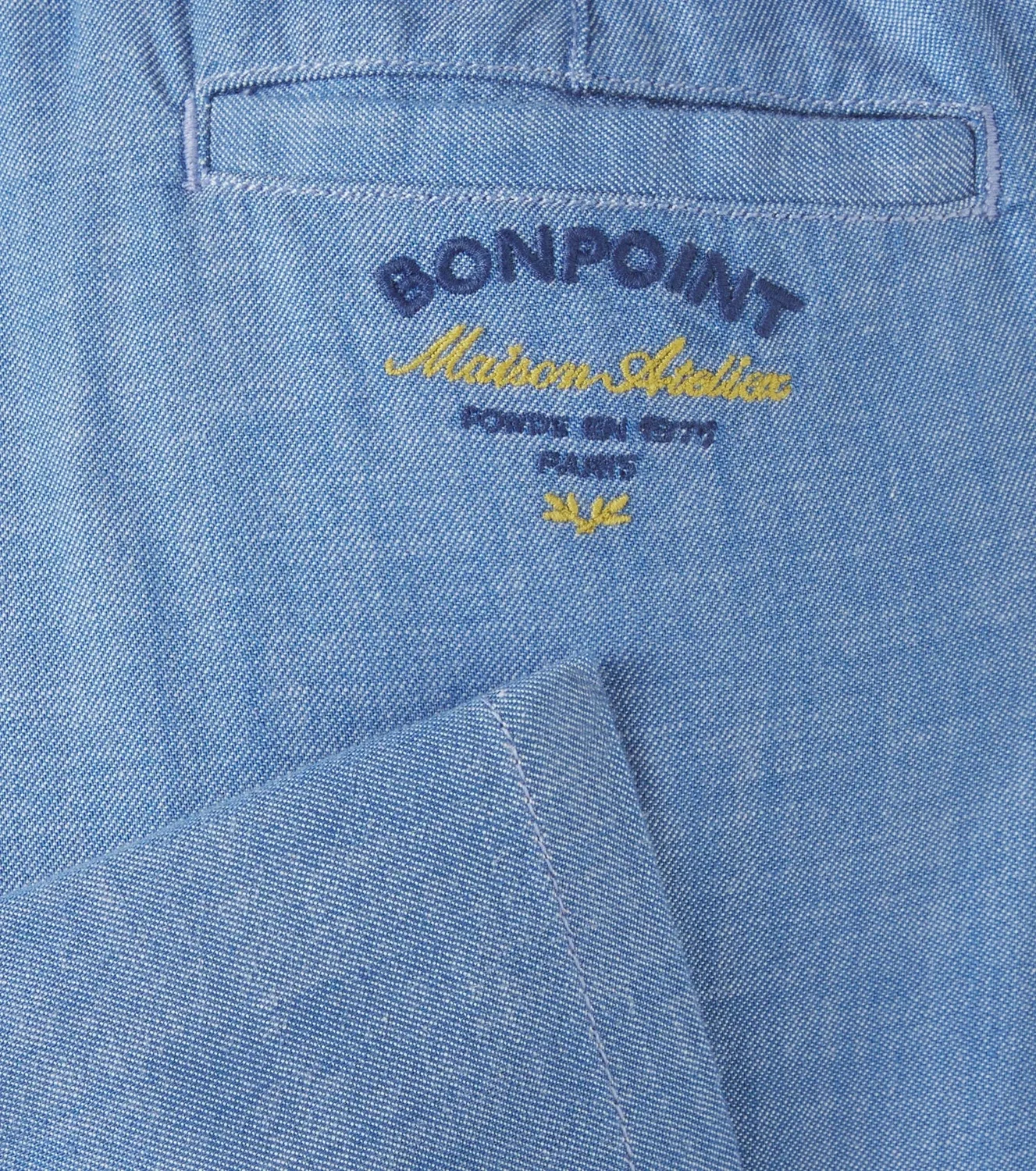 Брюки хлопковые Tilyo Bonpoint, синий — фото 3