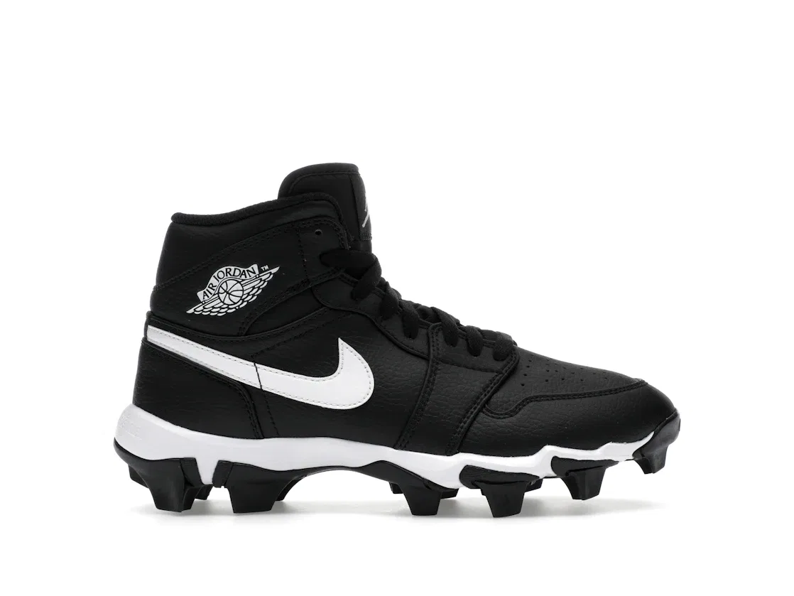 Детские кроссовки Lifestyle Jordan 1 Mid Cleat Jordan, Black/White/White