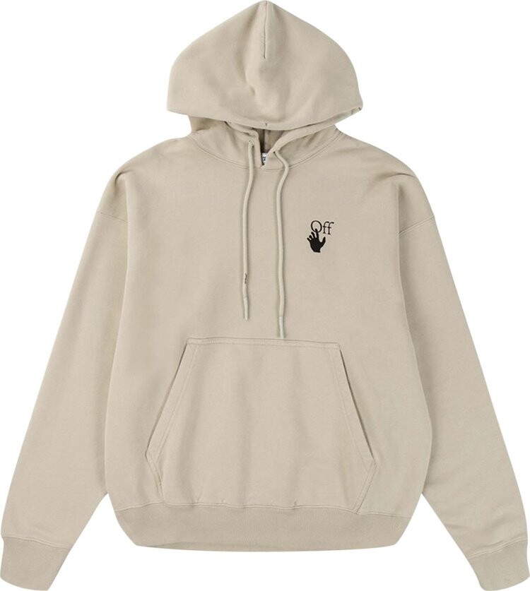 

Худи Off-White Bubble Arrow Skate Hoodie 'Abbey Stone', кремовый