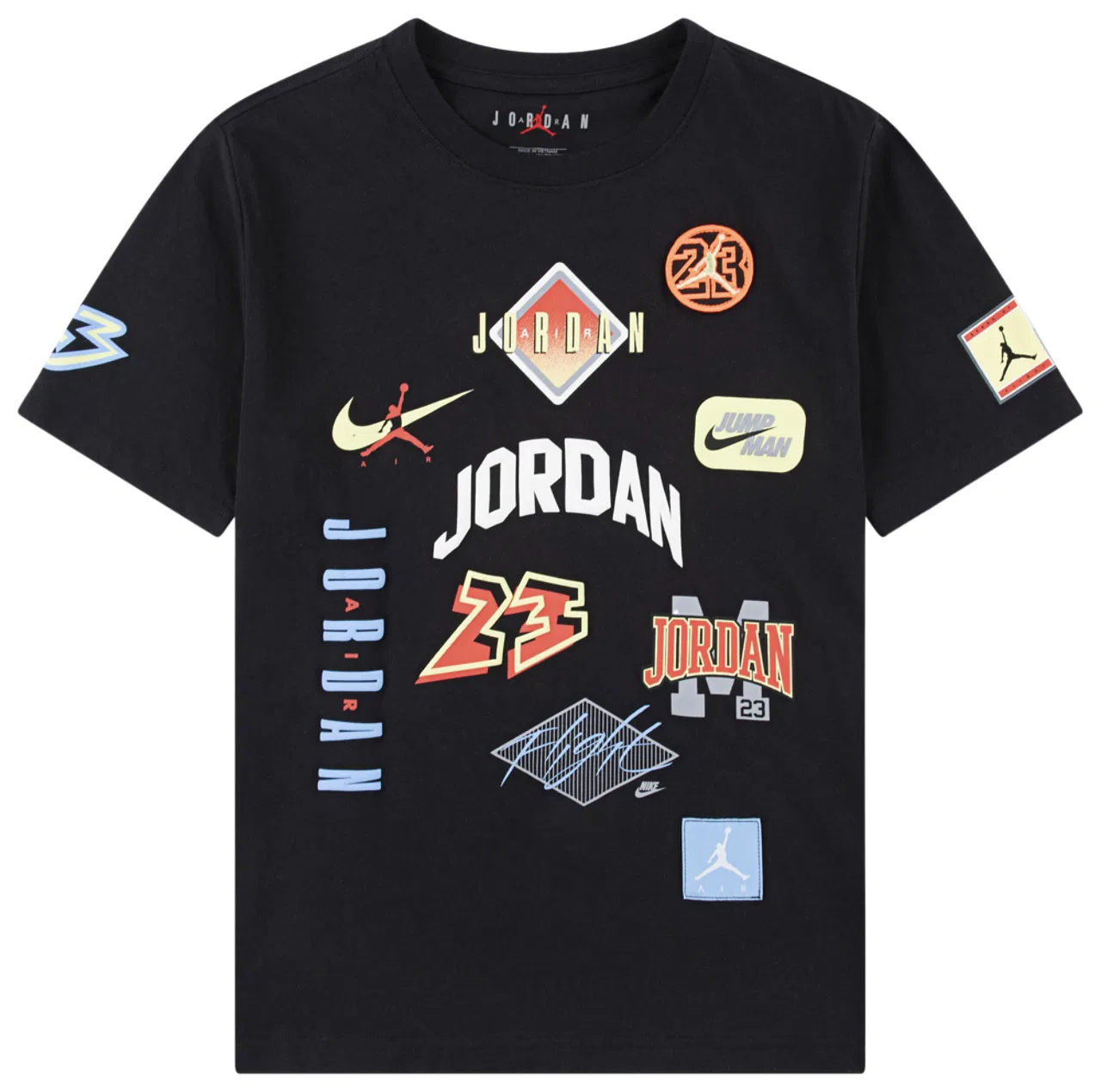 Футболка для мальчиков Dynasty Patch Jordan, черный