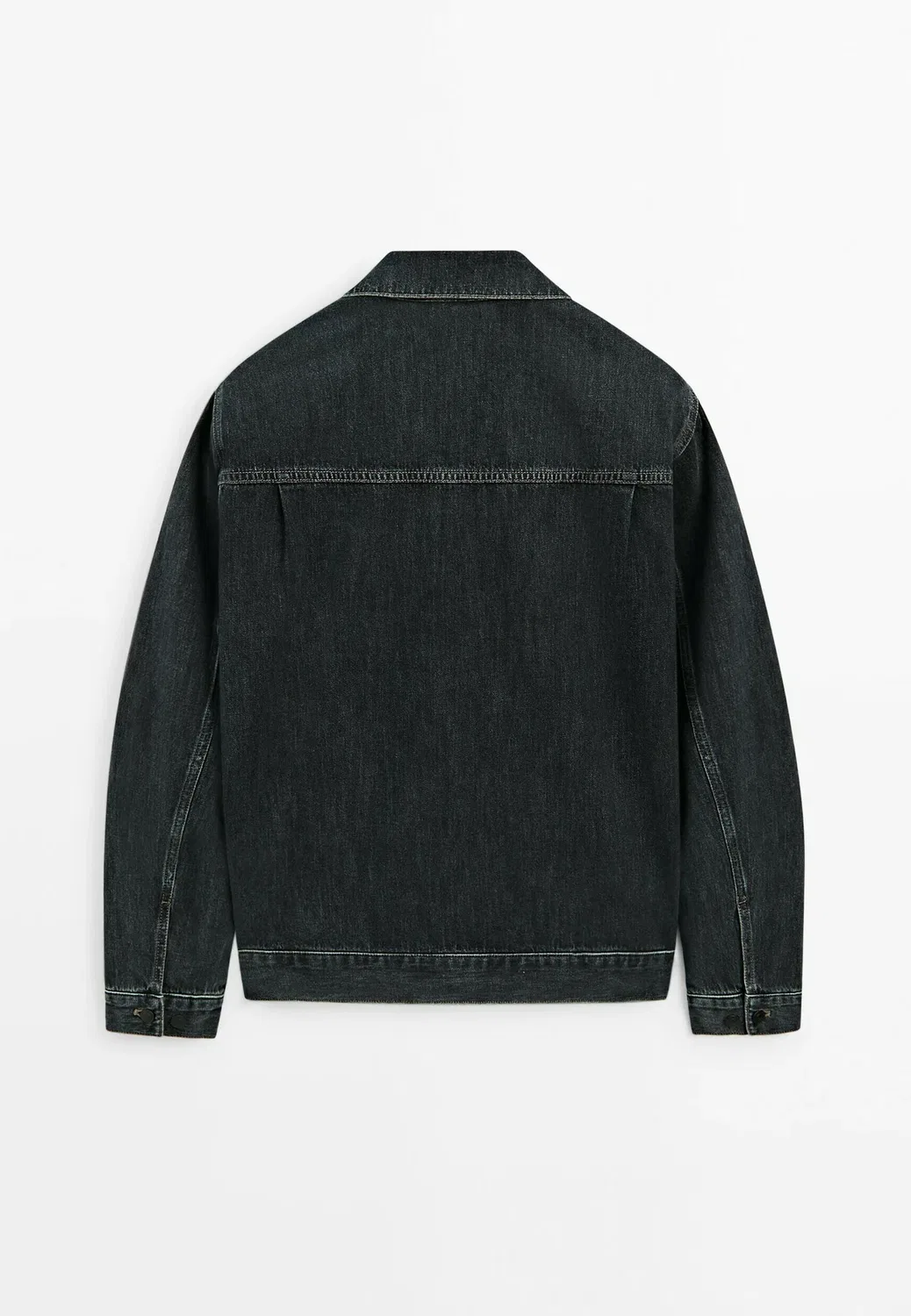 Джинсовая куртка Massimo Dutti, Blue — фото 4