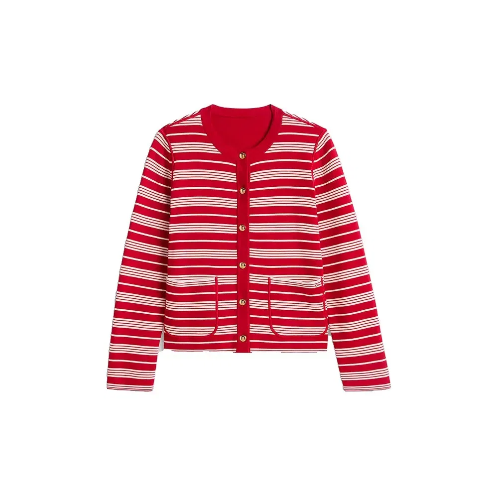 Женский кардиган с регенеративным хлопком Tommy hilfiger, Red — фото 3
