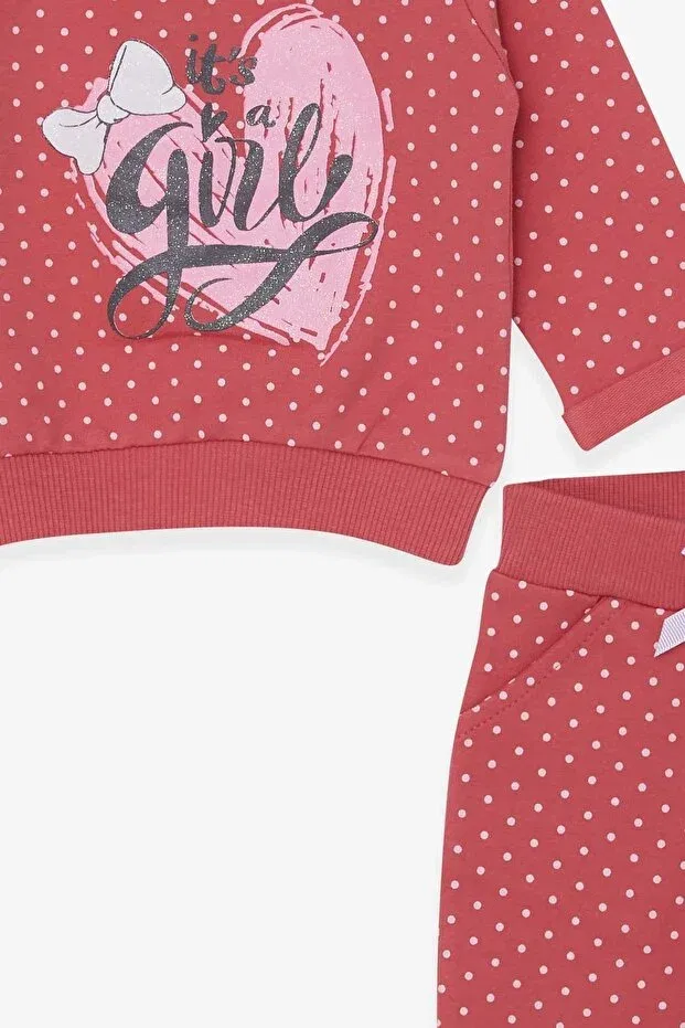 Детский спортивный костюм для девочек с принтом Breeze, Rose Dry — фото 3