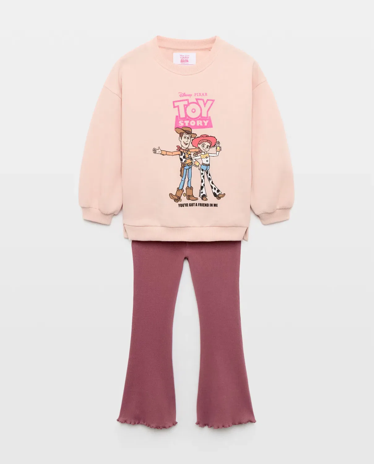 Детский комплект для девочек с принтом TOY STORY JESSIE y BUDDY Kids El Corte Inglés, Роза — фото 4