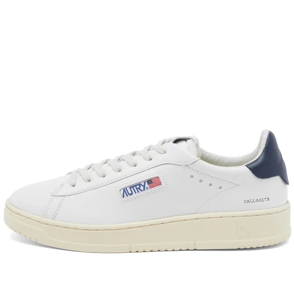 

Кроссовки Autry 01 Low Leather And Suede, белый/темно-синий