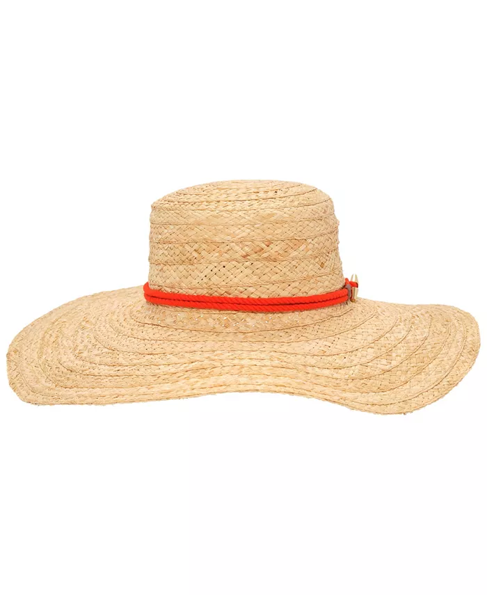 

Соломенная шляпа с регулируемой завязкой Toggle Trim Lauren Ralph Lauren, коричневый/бежевый