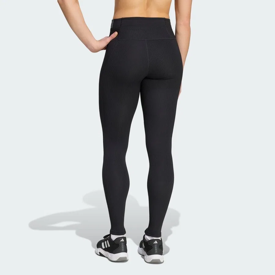 Спортивные леггинсы All Me Rib adidas, Черный — фото 2