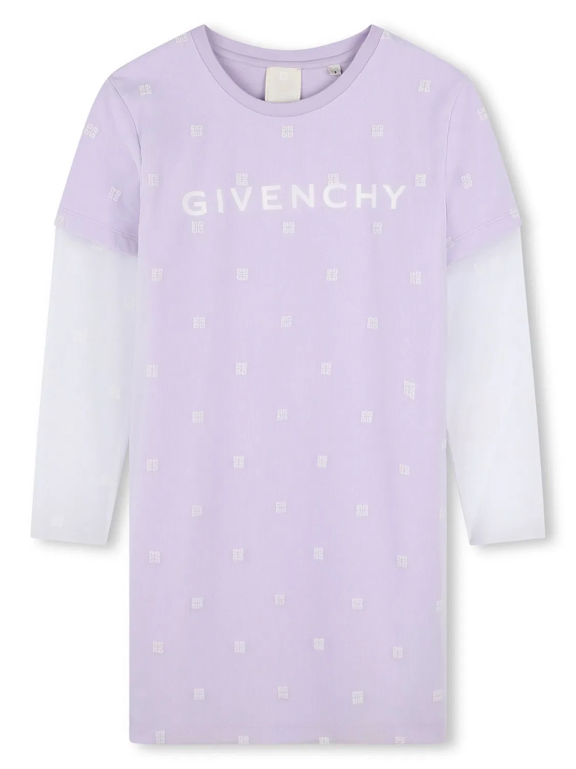 Слойное платье-майка Givenchy, многоцветный