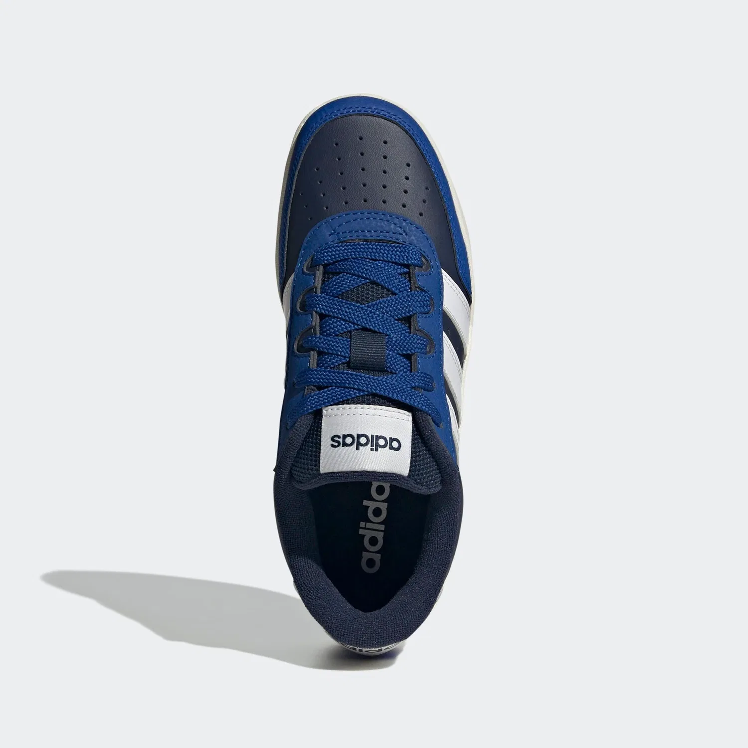 Детские низкие кроссовки с брендингом Adidas Sportswear, Collegiate Navy/Dash Grey/Collegiate Royal — фото 4
