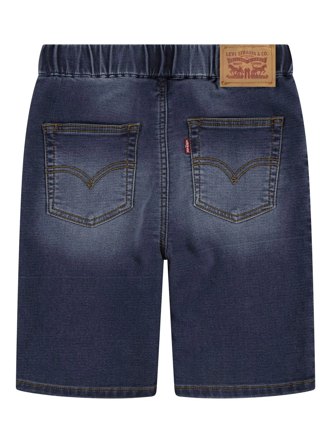 Шорты джинсовые Levi's Dark Blue, скинни — фото 2