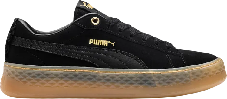 

Кроссовки Puma Wmns Smash Platform Frill Black Gum, черный