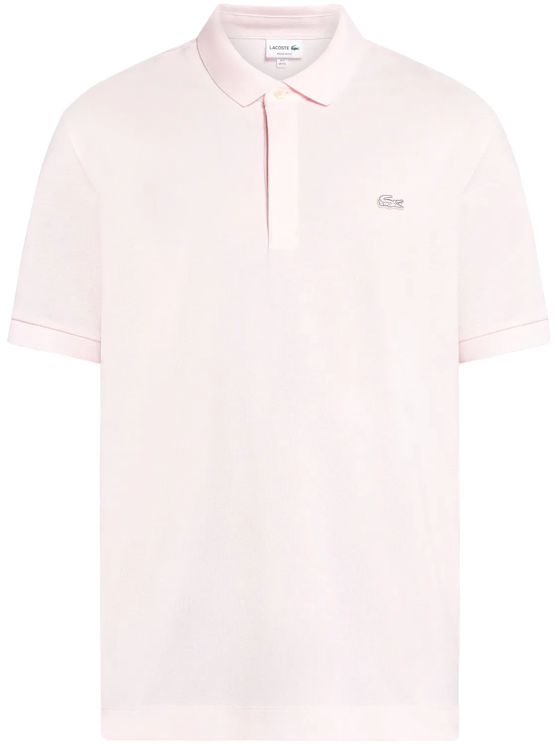 Поло с коротким рукавом и логотипом Lacoste, розовый