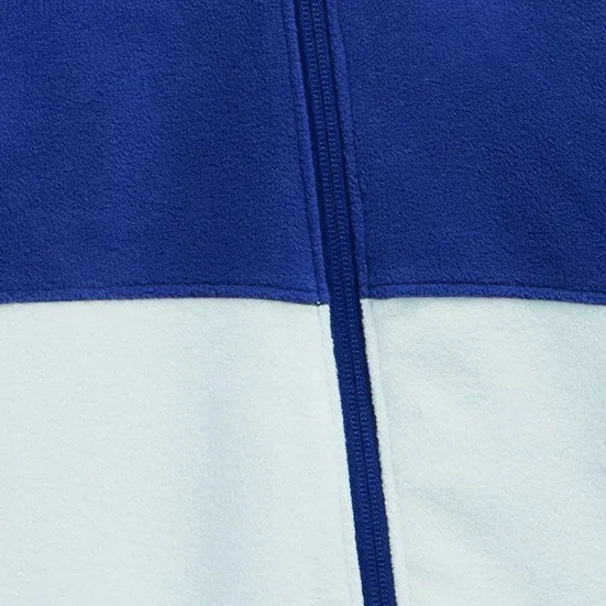 Комбинезон-боди утепленный с капюшоном и рукавичками Glacier One-Piece Fleece Suit The North Face, Bold Blue/Polar Haze/Blue — фото 4