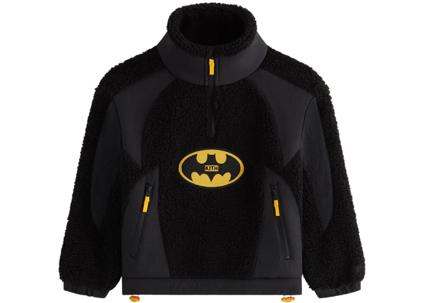 Детская куртка-шерпа с принтом Batman Kith, Black
