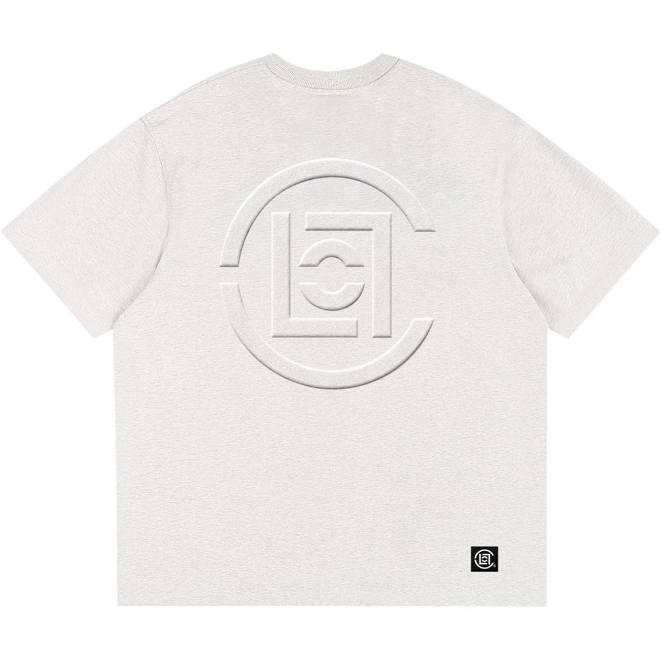 Детская футболка с круглым вырезом, свободного кроя, Crew Neck, CLOT, White — фото 3