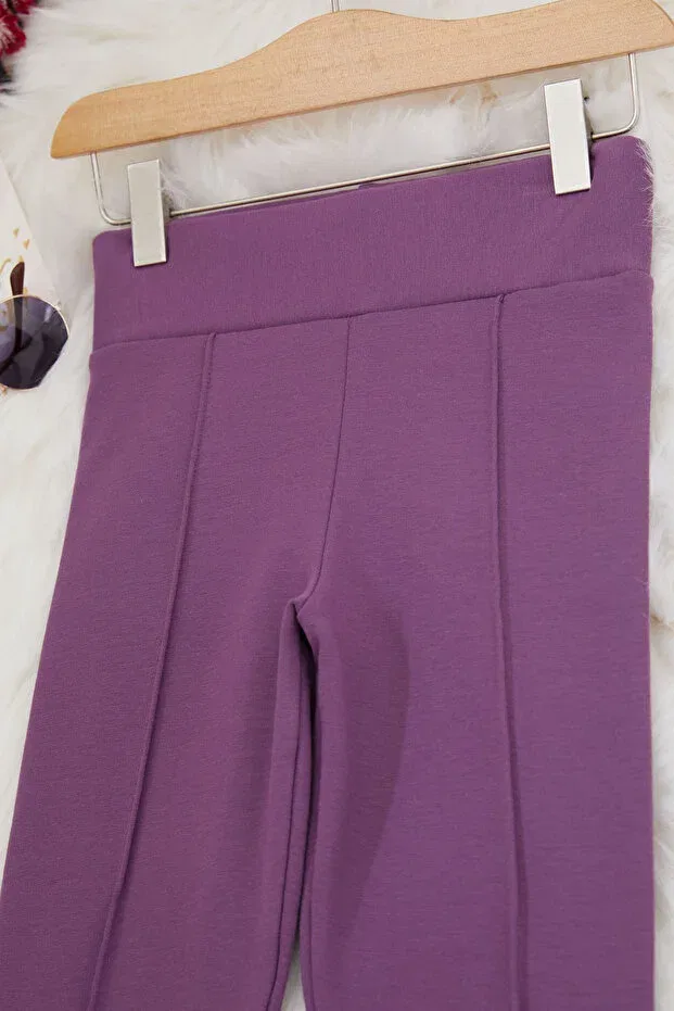 Детские леггинсы для девочек хлопковые Cansın Mini, Purple — фото 2