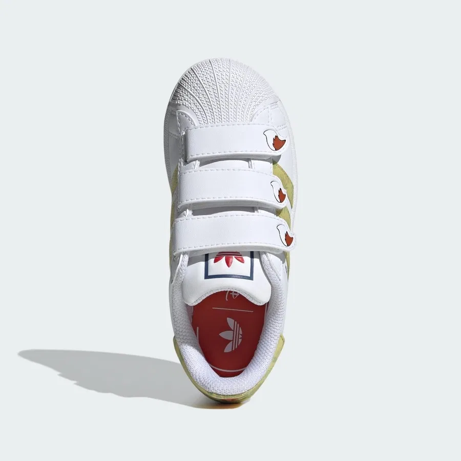 Детские кроссовки с принтом Zootopia adidas Originals Superstar II, Белый — фото 3