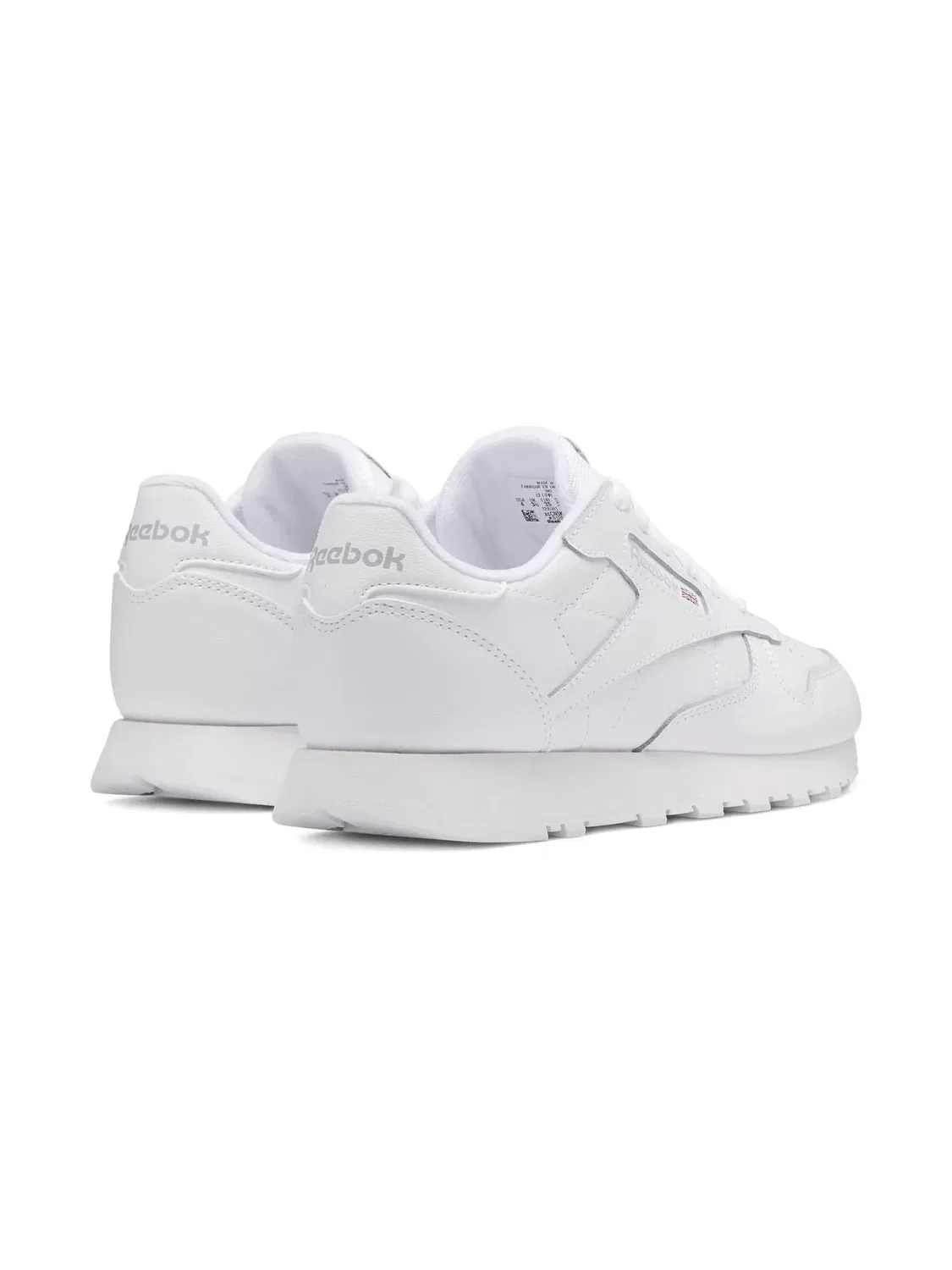 Кроссовки Classic Leather White Reebok Kids, белый — фото 3