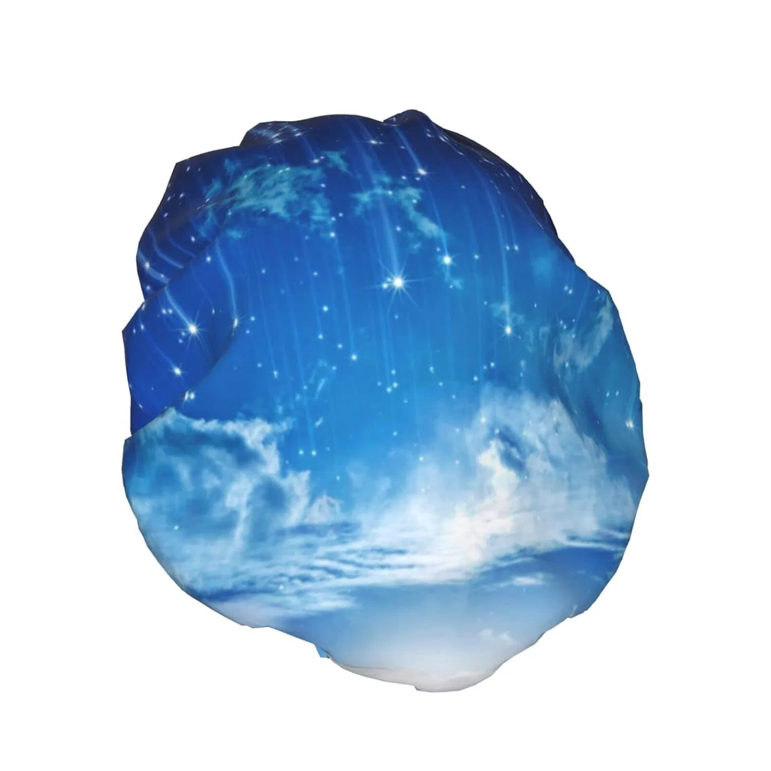 Шапочка для душа Starry Sky двухслойная водонепроницаемая, LYNSAY, черный — фото 2
