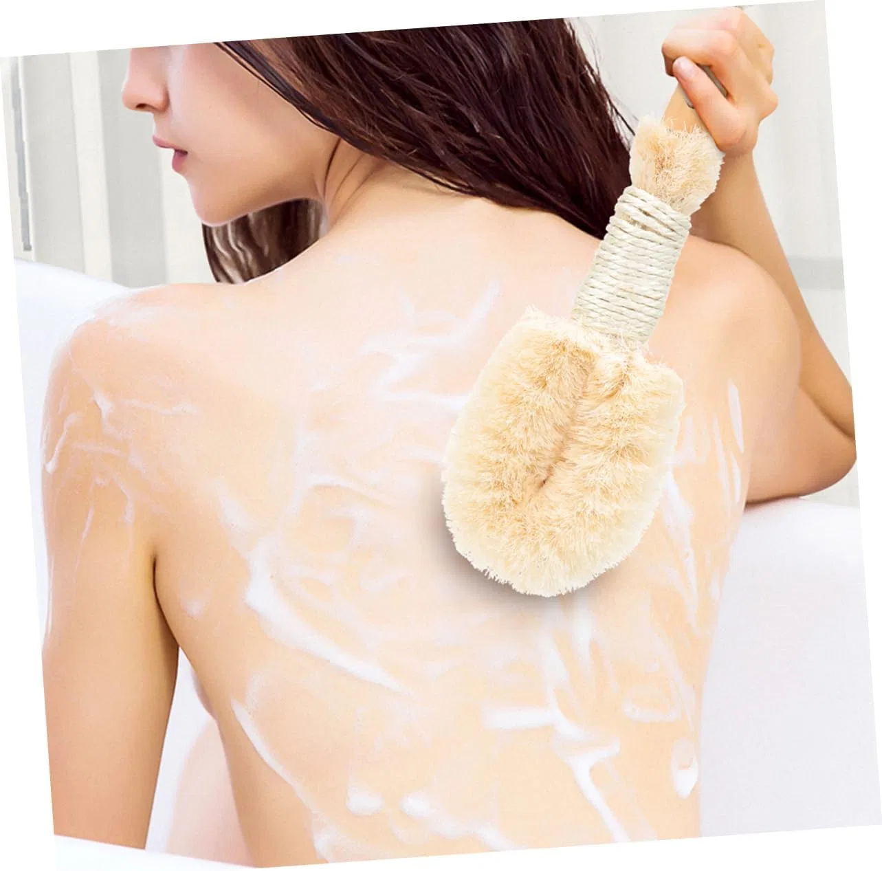 Щетка для тела Peeling, VALICLUD, 2 шт, Beige — фото 4