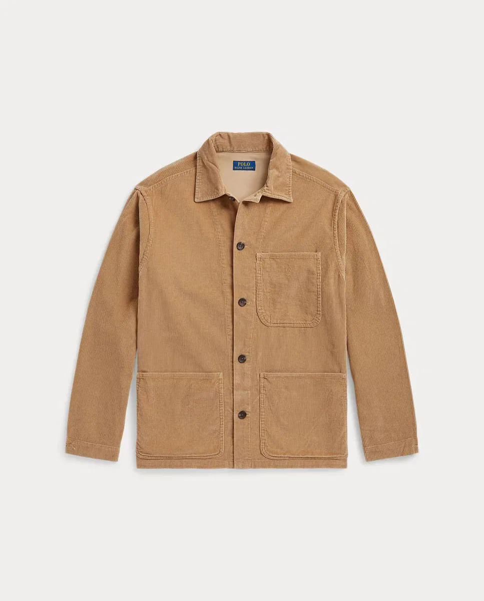 Рубашки, Sobrecamisa Mircopana Logo, Polo Ralph Lauren, верблюжий — фото 4