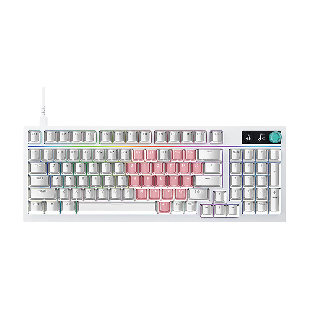

Игровая клавиатура Logitech G Strix G316 X, Ice Heart Strawberry, белый/розовый, английская раскладка
