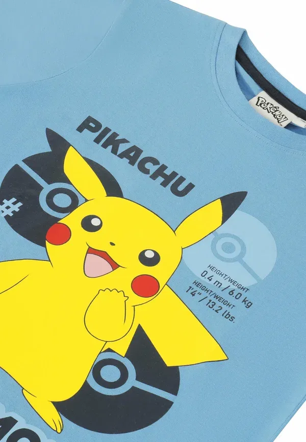 Пижама с принтом Pokemon, хлопок, Pokemon, синий — фото 3