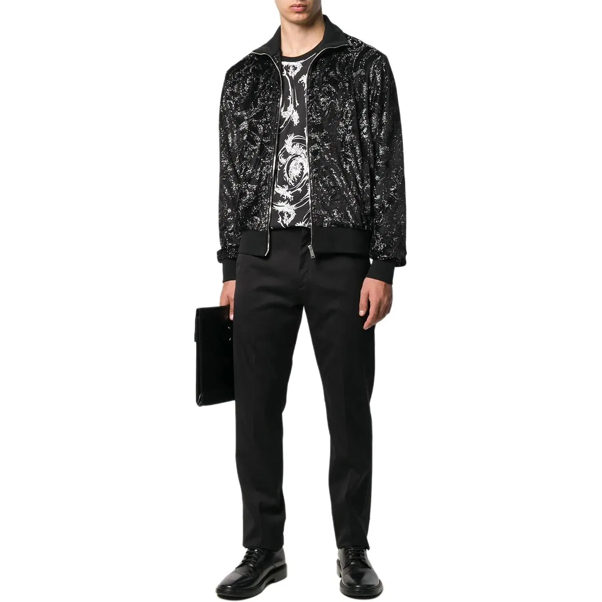Мужская куртка VERSACE, Black — фото 2